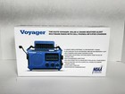 Solar Crank Radio Kaito Voyager Ka-500 Weather Alert Multiband Radio Blue New