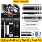 Drawing Sketching Pencil Set  22 Piece Pro Art Pencil Kit - Graphite Pencils  12