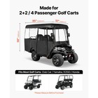 Uimoso Golf Cart Cover Full-enclosure For 2 2 4 Passengers For Ezgo Club Car