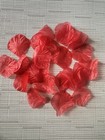 Artificial Silk  Rose Petals Wedding Event Romantic  Party Decor Red 25 Pcs