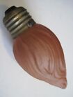 Vintage Westinghouse Mazda 25w Frosted Peach orange Flame Lamp light Bulb 4-1 4 