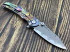 Sixleaf Folding Knife Rwl34 vg10 Blade Titanium Handle Pocket K Sl-73-engrave-vg