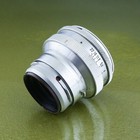 Contax Rf Bayonet Sonnar 2   5 Cm Chrom  Red T Carl Zeiss Jena 50 Ikon Zi             