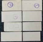 Lot Of 8 Bosnian-yugoslavia Food Vouchers 1980-1992  Vf-unc  Free Postage
