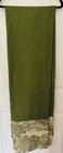 Vintage Green Toile Curtain Panel 82   