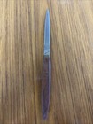 Vintage Simonds Nutcut Half Round Letter Opener W wood Handle-usa  Very Good
