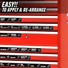 Toolbox Organization Magnetic Labels - 80 Large  Tool Chest Organizer Labels Wit