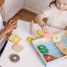 Wooden Sandwich-making Pretend Play Food Set  Educational Toy