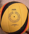 Wilson Avp Optx Beach Volleyball Official Game Ball Black Yellow Outdoor Sand 