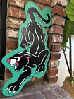 Hand Painted Tattoo Shop Sign Sailor Jerry Barber Sign Panther-green