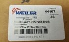 Weiler Wood Small Hand Stainless Steel Wire Scratch Brushes 804-44167-lot Of 12