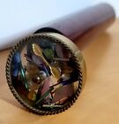 Vintage Retro Kaleidoscope Wooden 1970s Brass Decorative Groovy