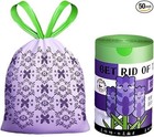 Garbage Bags Household Drawstring Trash Bags Roll Disposable Waste Trash 100 Pc