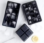 Silicone Big Ice Cubed Maker Large Cube Square Tray Molds Whiskey Ball Cocktails
