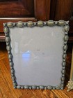 2pc - Bejeweled Photo Picture Framed Large Floral Enamel Floral Rhinestone - A48