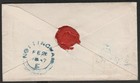  fp  Gb Qv 1d Postal Stationery Scarce Blue Nottingham Cds   358 Cancel