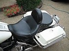 Harley Davidson Driver Backrest Road King W two Piece Seat Ez On off Adj F b