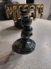 Bath   Body Works Black   Gold Drip Pedestal 3-wick Metal Candle Holder