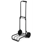Folding Luggage Cart Adjustable Portable Heavy Duty Steel Wheeled Transport Tool
