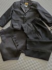 Peanut Butter Collection Kids 4 Piece Tuxedo Suit Size 4 Bow Tie  Wedding Formal
