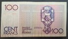  1982-94  Belgium 100 Francs P142a7  Sigs Bertholom     Verplaetse  23410463488 