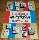 1956 Vtg  the Biggest In Person Show Of  56   Souvenir Program Haley  berry