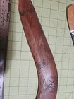 Vintage Lot 2 Handcrafted Wooden Boomerangs Aboriginal Australian Art Boomerang
