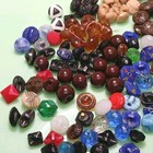 Vintage Glass Diminutive Buttons Lot Of 270 Variety Colors Styles Patterns 