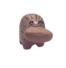 Kenyan Hand Carved Stone Hippo Figurine Folk Art Mini Animal Sculpture