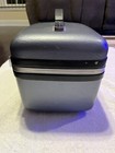 Vintage 1970   s American Tourister Blue Hard Train Case Luggage W  Mirror Read