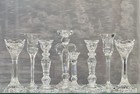 Candlesticks Glass Table Centerpiece Crystal Candle Holders Wedding Decor 8 Pc  