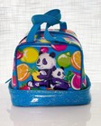 Rare Vintage 1990 s Lisa Frank Insulated Soft Lunch Bag Tote Pandas   Fruit