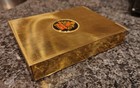 Vintage Brass Trump Plaza Hotel And Casino Stationery Set -- Rare 