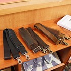Polare Full Grain Leather Adjustable Replacement Shoulder Medium  Dark Brown