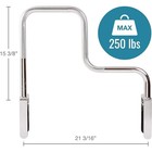 Adjustable Shower Grab Bar Safety Handle Bathtub Rail Seniors Support 250lbs New
