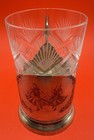 Ussr Sterling Silver 875 Cup Holder    folk Dance    Amyu8 Moscow Jeweler 1958