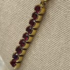 Vintage Technibond Classic 18k Gold Bonded 925 Necklace   Earring Set