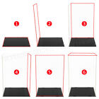 17  Large Acrylic Display Case Dustproof Clear Box Action Figures Self-install