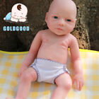 Realistic 18  Reborn Girl Doll - Open Eyes Platinum Silicone Flexible Skin Baby