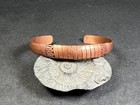 B1004 Handmade Solid Copper Healing Bracelet Tribal Cuff Nepal