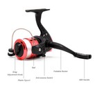 Lixada Fishing Rod Reel Combo Full Kit With 2pcs 2 1m Telescopic Fishing Rods