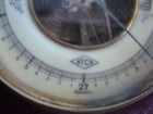 Vintage Atco Wall Hanging Barometer Weather Gauge- Made In Germany Beveled Glass