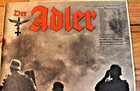 Ww2 German Original Magazine Der Adler  Germany Feb 22  1944