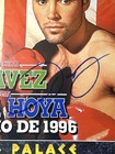Julio Cesar Chavez Sr   Oscar De La Hoya Signed 1996 Caesars Palace Fight Poster