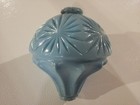 Hawkeye Blue Milk Glass Lightning Rod Ball For Weathervane