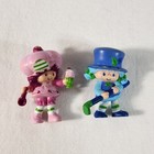Strawberry Shortcake Blueberry Muffin 1980   s Vintage Pvc Mini Figures Fast Ship