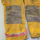 42x30 Globe Yellow Firefighter Turnout Pants With Orange Stripes 