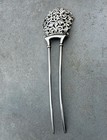 Vintage Victorian Style Sterling Silver Hair Fork Hairpin 12 9g