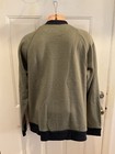 Next Level Apparel   size Lg   army Green   full Zip   long Sleeve   soft Fleece Jacket 