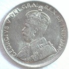 1936 Canada Nickel Five Cents Coin Almost Uncirculated 5c Canadian Coin